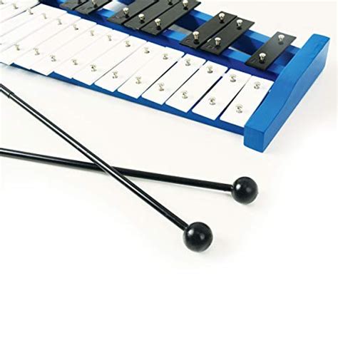 wooden box with metal keys instrument|Professional Blue Wooden Soprano Glockenspiel Xylophone with .